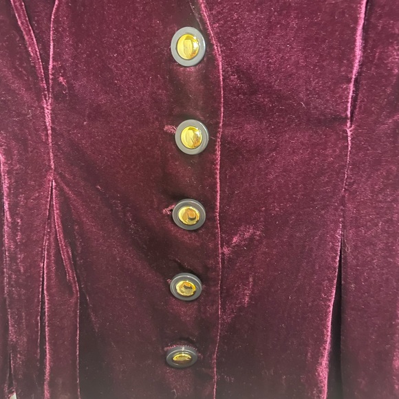 House of Harlow 1960 x Revolve Chandra Blouse in Wine - Picture 5 of 9